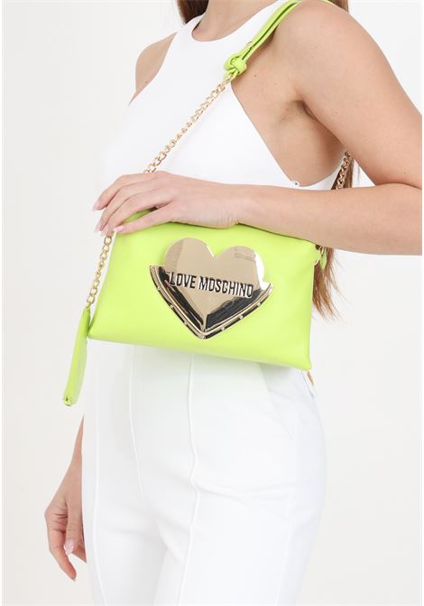 Baby Heart lime green women's bag LOVE MOSCHINO | JC4128PP1ILO0404